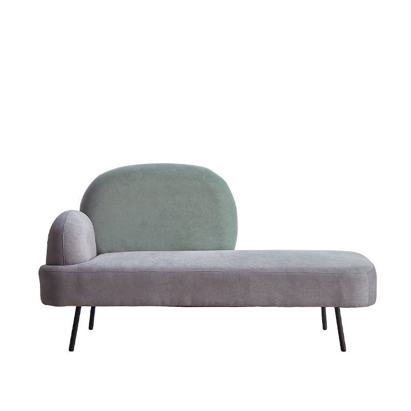 Contemporary Cotton Blend Single Arm Tight Back Light-grey Sofa Set