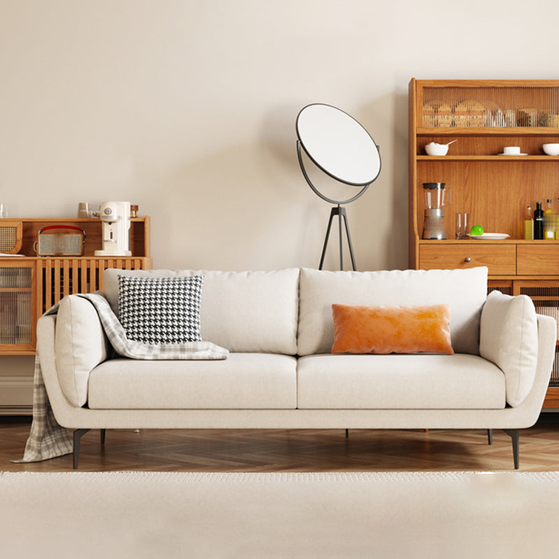 Cotton Blend Modern Sofa 33"W Back Sofa for Living Room with Pillow Top Arm