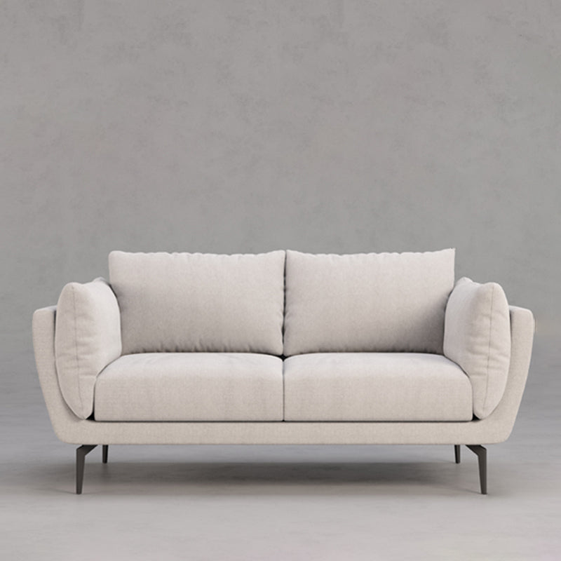 Cotton Blend Modern Sofa 33"W Back Sofa for Living Room with Pillow Top Arm