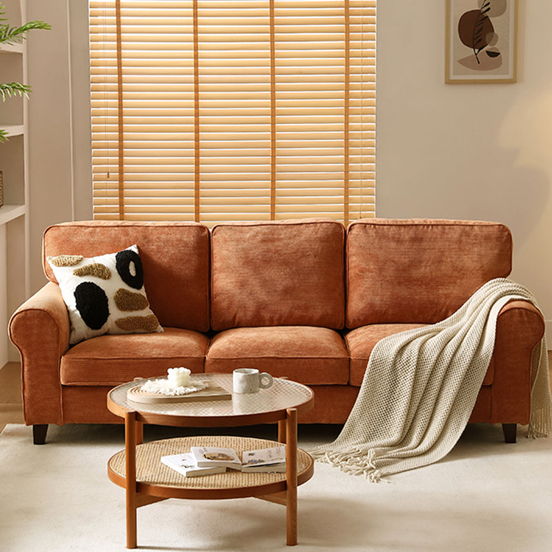Flared Arm Modern Sofa 33"W sofa with Loose Back for Living Room