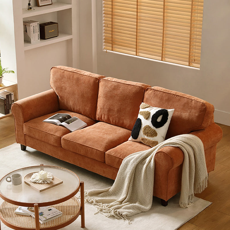 Flared Arm Modern Sofa 33"W sofa with Loose Back for Living Room
