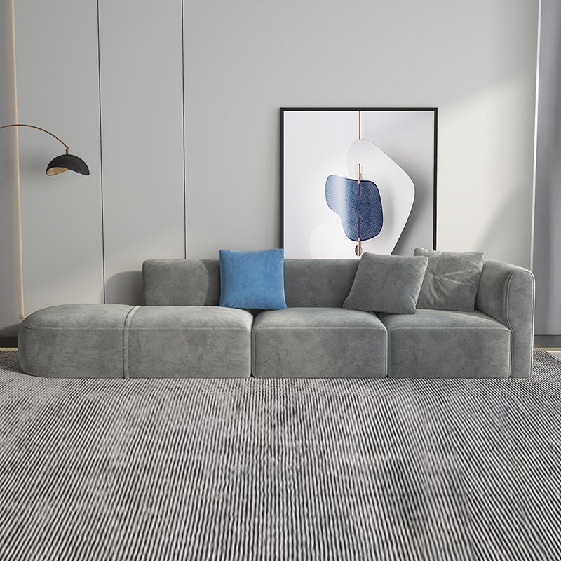 Light-grey Scandinavian Sofa 27.6" for Living Room and Apartment