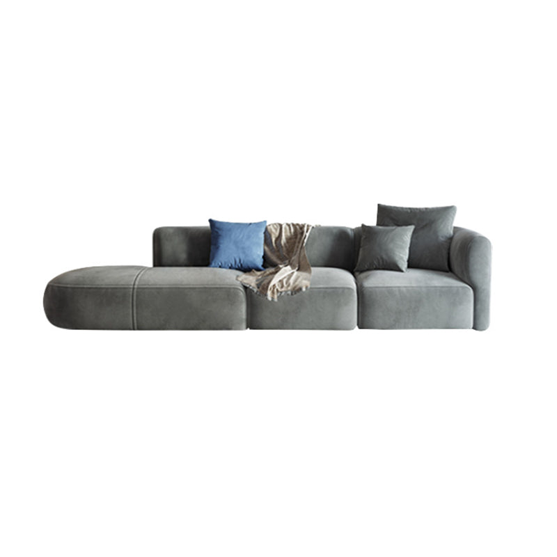 Light-grey Scandinavian Sofa 27.6" for Living Room and Apartment