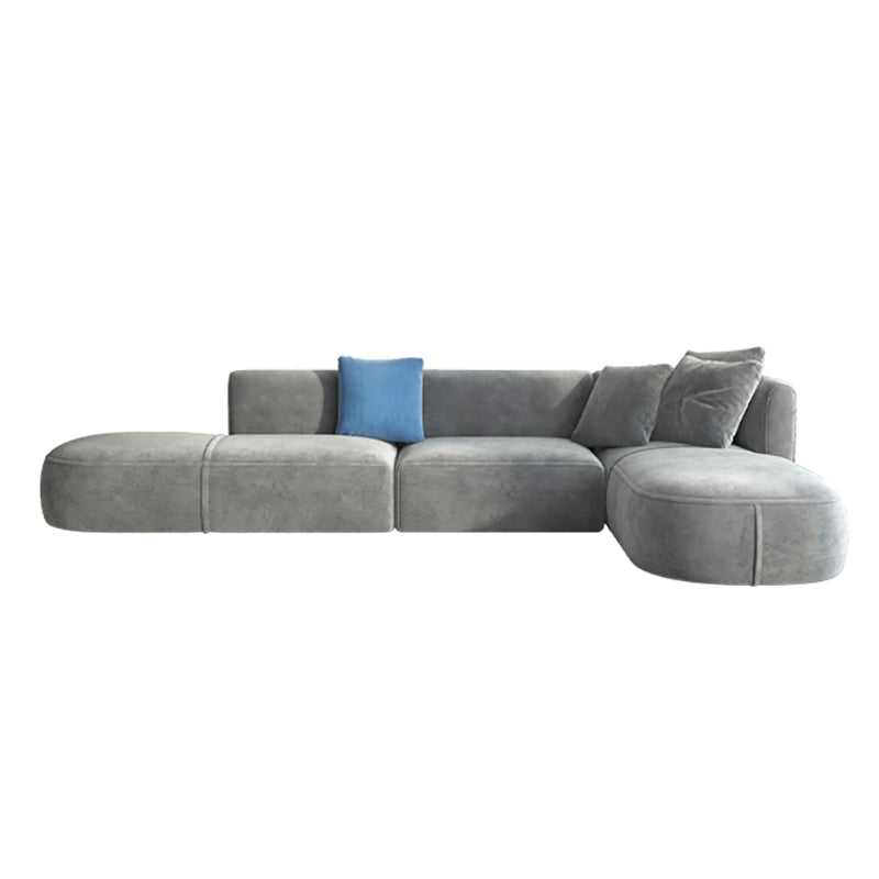 Light-grey Scandinavian Sofa 27.6" for Living Room and Apartment