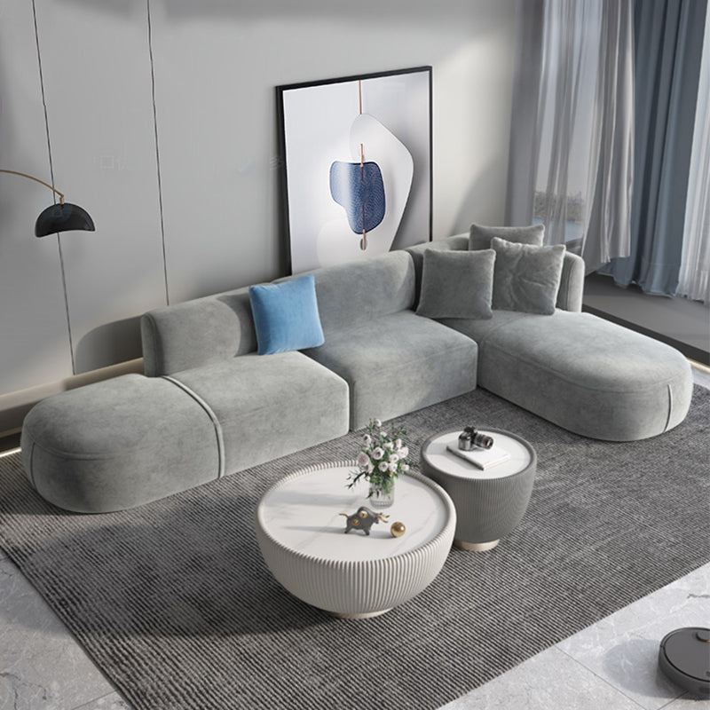 Light-grey Scandinavian Sofa 27.6" for Living Room and Apartment