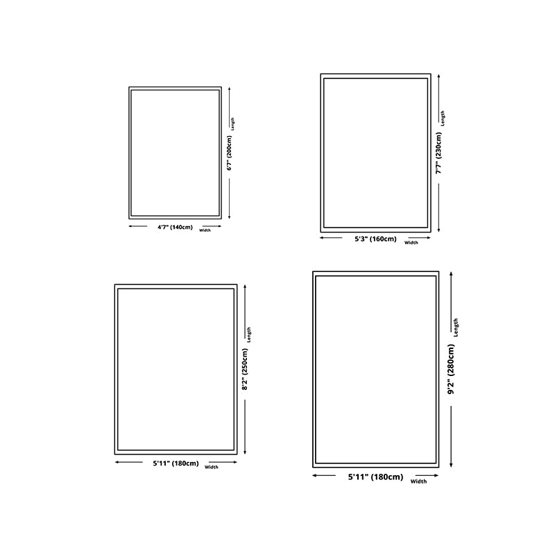 Light Brown Simple Rug Polyester Pattern Area Rug Washable Rug for Home Decor