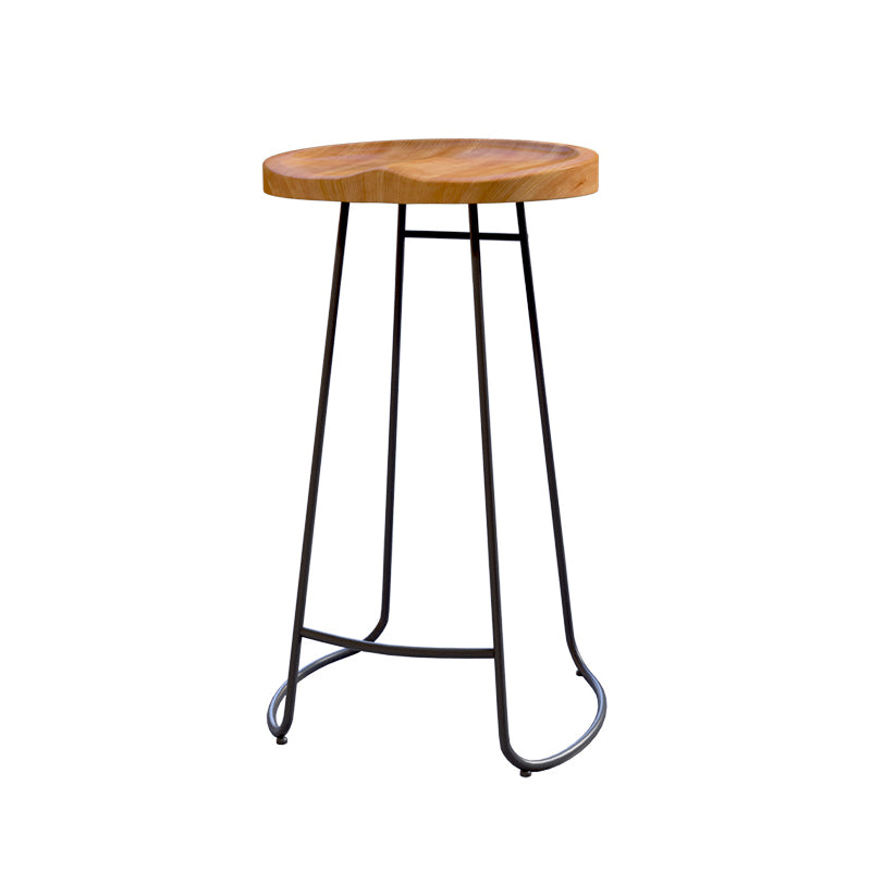 1/4/7 Pieces Industrial Iron Bar Table Set Rectangle Pine Wood Bistro Set with Footrest