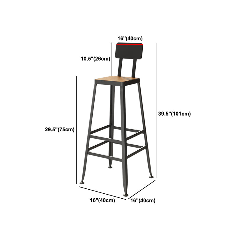 1/4/7 Pieces Industrial Iron Bar Table Set Rectangle Pine Wood Bistro Set with Footrest
