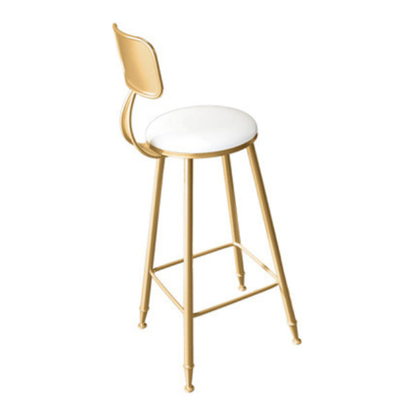 1/3 Pieces Glam Bar Table Set Round Bistro Set with White Faux Marble Top