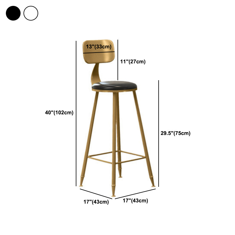 1/3 Pieces Glam Bar Table Set Round Bistro Set with White Faux Marble Top