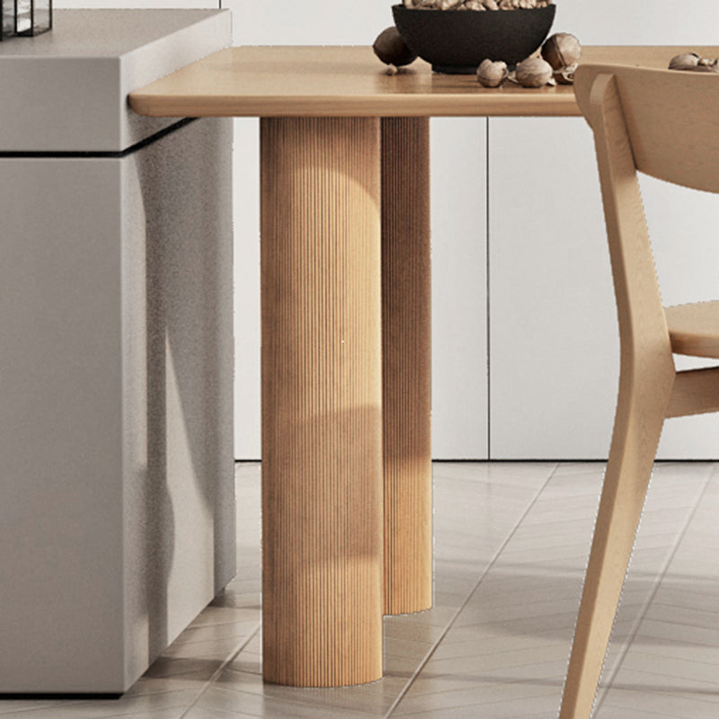 Modern Brown in Pine Counter Table Specialty Dining Table for Kitchen