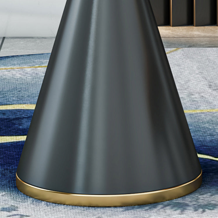 Metal Modern Round Indoor Table Sintered Stone Table for Kitchen