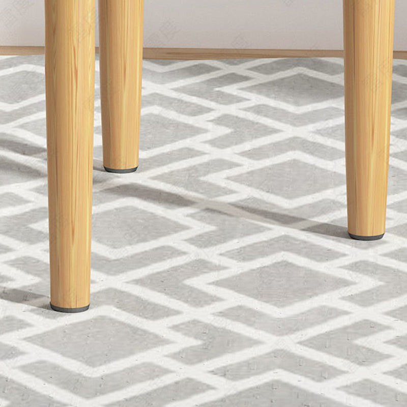 Modern Restaurant Open Back Side Chair Matte Finish Upholstered Dining Chair