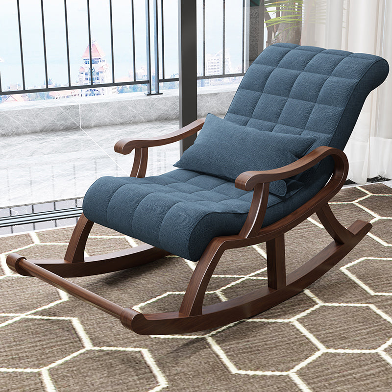 26.37" L x 49.21" W x 35.03" H Accent Chair Solid Wood Lounge Chair