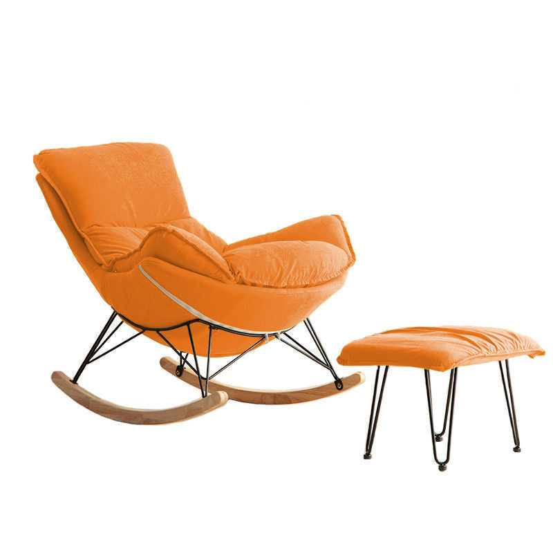 26.77" L x 37.40" W x 32.28" H Faux Leather Lounge Chair with Removable Cushions