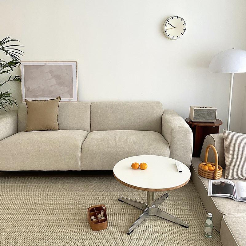 Geometric Coffee Table Contemporary Wood 15.7'' Cocktail Table