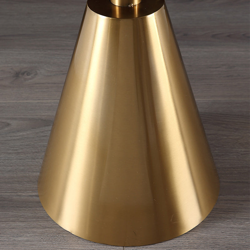 Modern Marble Round Sofa Side Accent Table Metal Side End Table