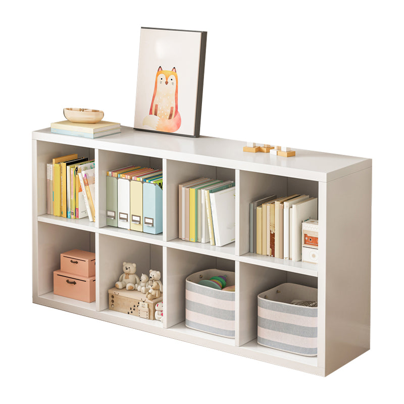 Contemporary Style Bookshelf Engineered Wood Bookcase for Home and Office