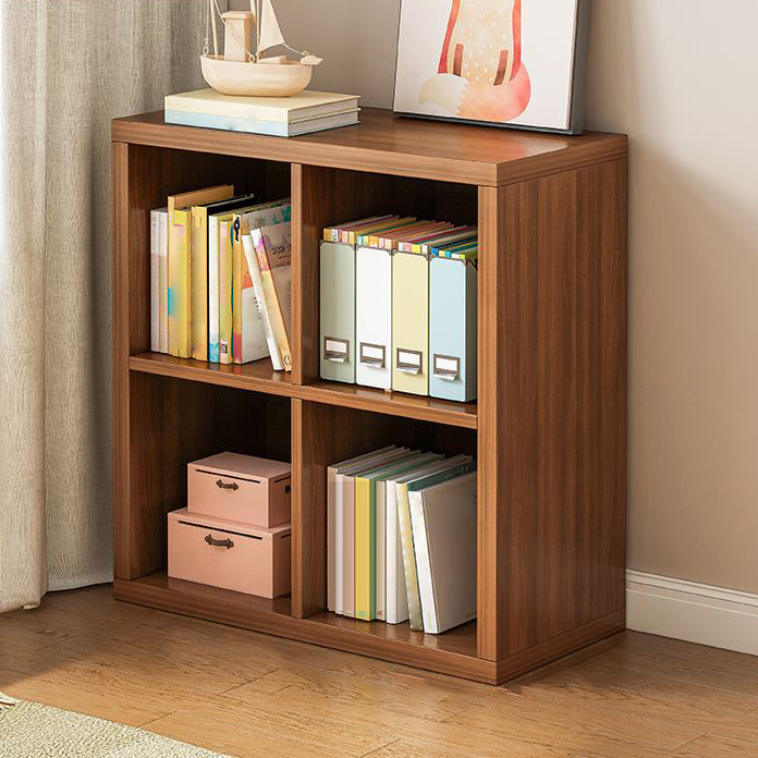 Contemporary Style Bookshelf Engineered Wood Bookcase for Home and Office