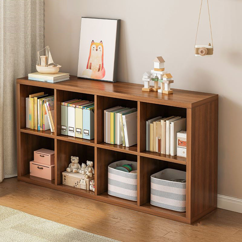 Contemporary Style Bookshelf Engineered Wood Bookcase for Home and Office