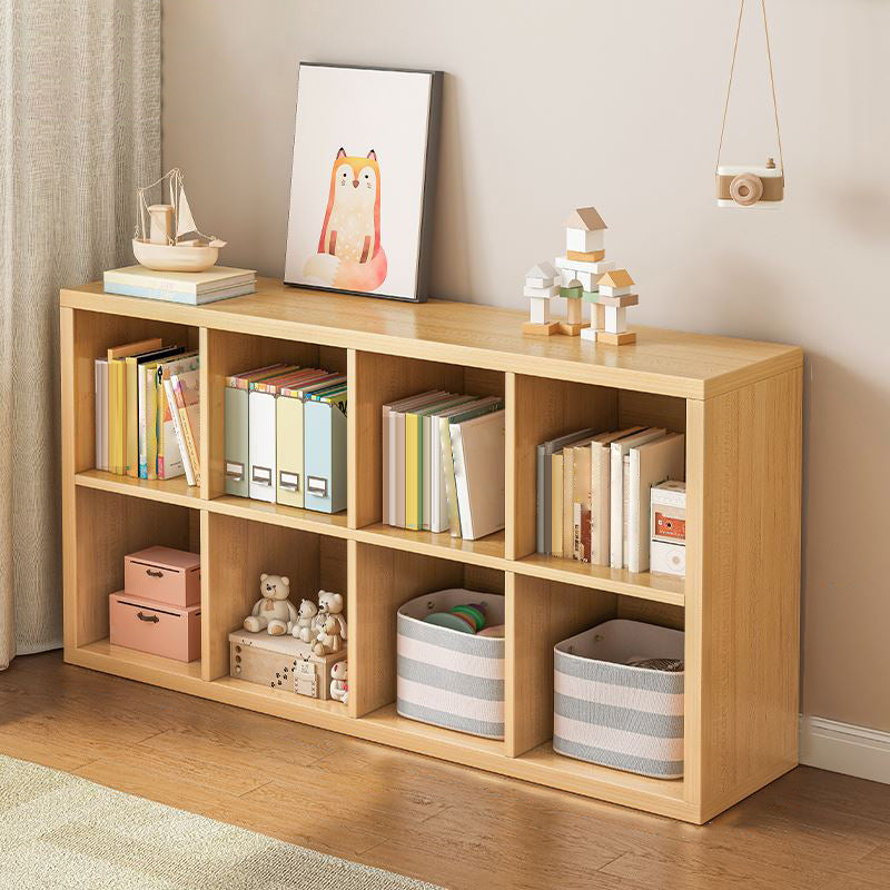 Contemporary Style Bookshelf Engineered Wood Bookcase for Home and Office