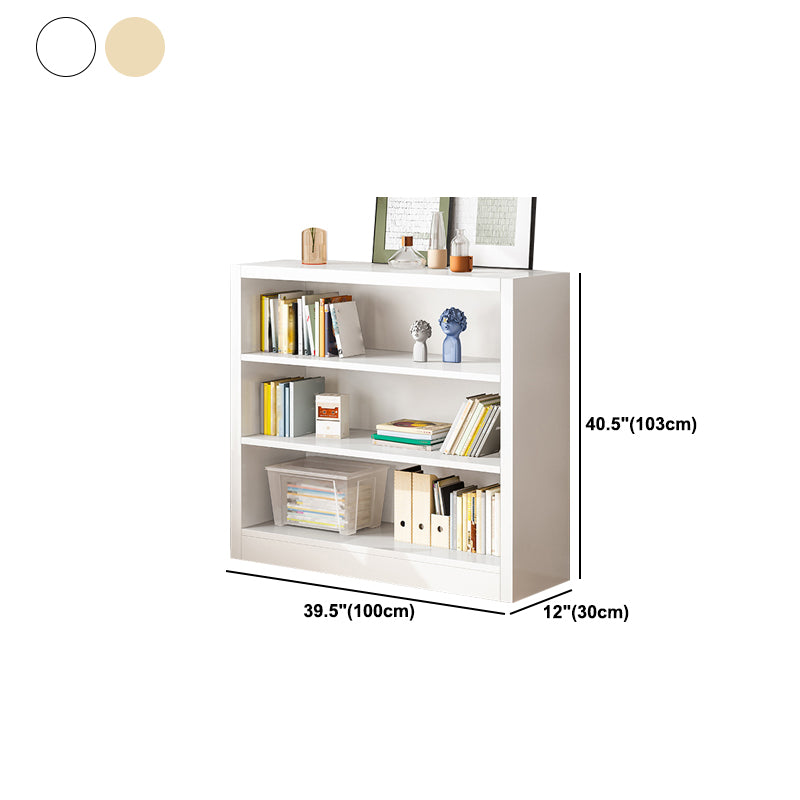 Contemporary Style Bookshelf Engineered Wood Bookcase for Home and Office