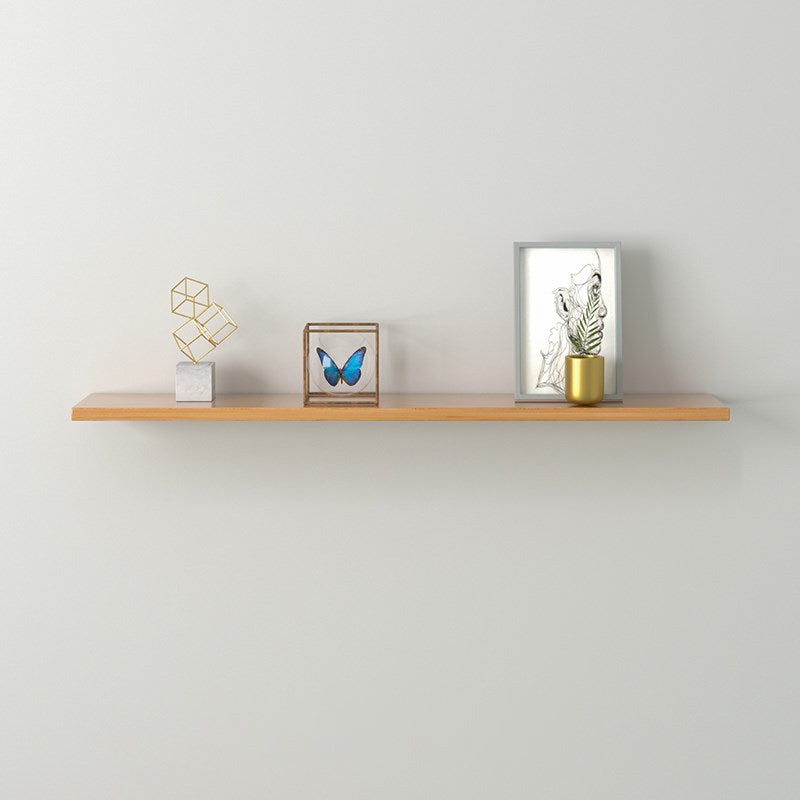 Scandinavian Floating Shelf Bookcase Wooden Bookshelf for Study Room