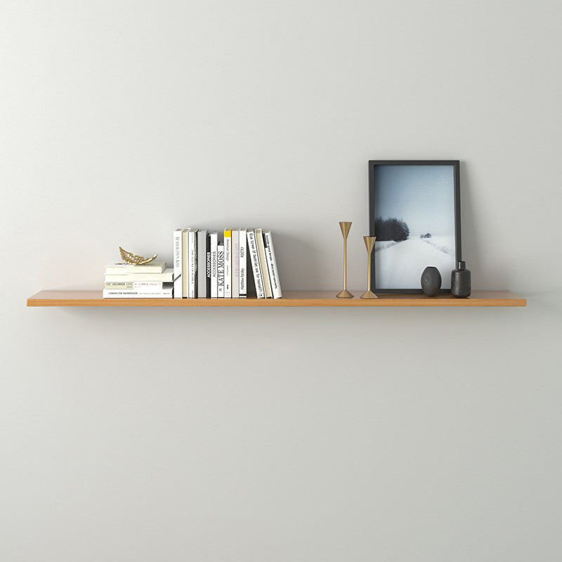 Scandinavian Floating Shelf Bookcase Wooden Bookshelf for Study Room