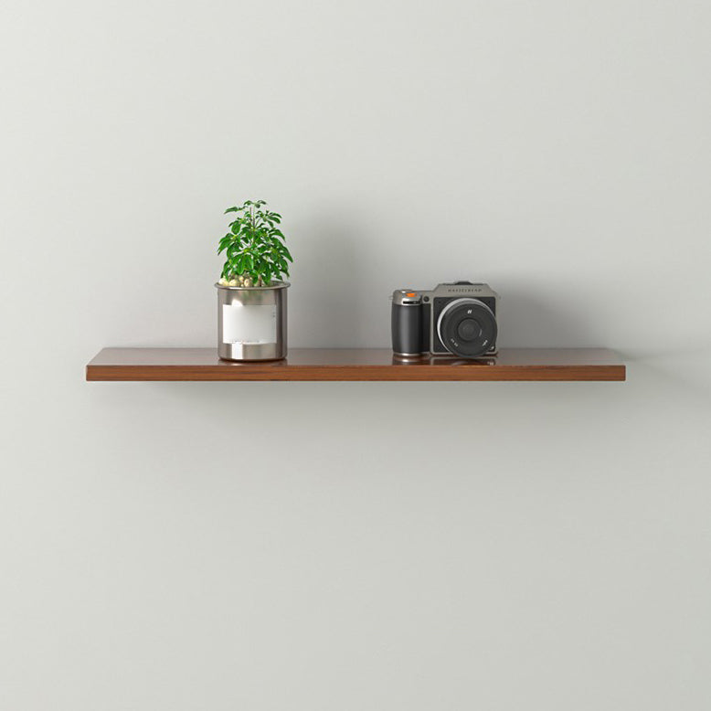 Scandinavian Floating Shelf Bookcase Wooden Bookshelf for Study Room