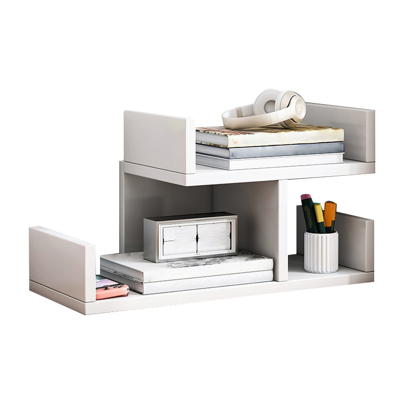 Engineered Wood Bookshelf Open Back Shelf Bookcase for Study Room