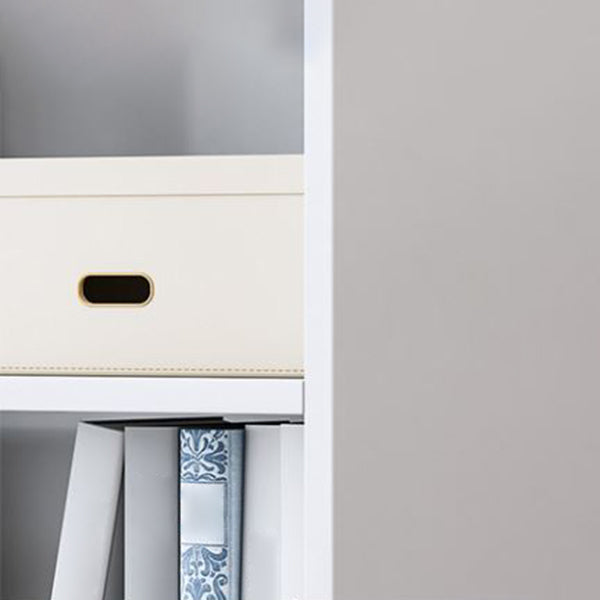 Closed Back Modern Style Bookshelf Wood Bookcase for Study Room