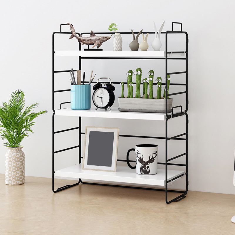 Contemporary Style Bookshelf Engineer Wood Bookcase for Office