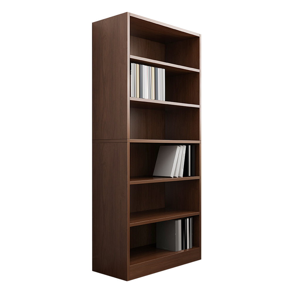 Closed Back Modern Style Bookshelf Wood Bookcase for Office Use
