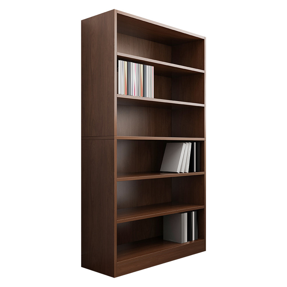 Closed Back Modern Style Bookshelf Wood Bookcase for Office Use