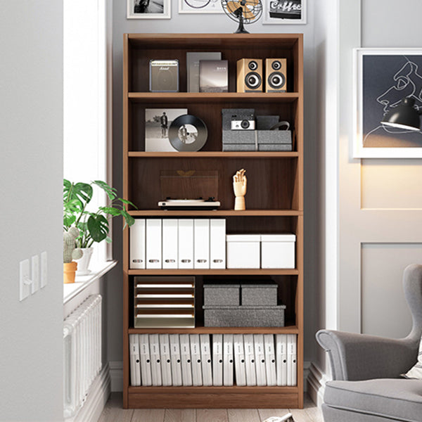 Closed Back Modern Style Bookshelf Wood Bookcase for Office Use
