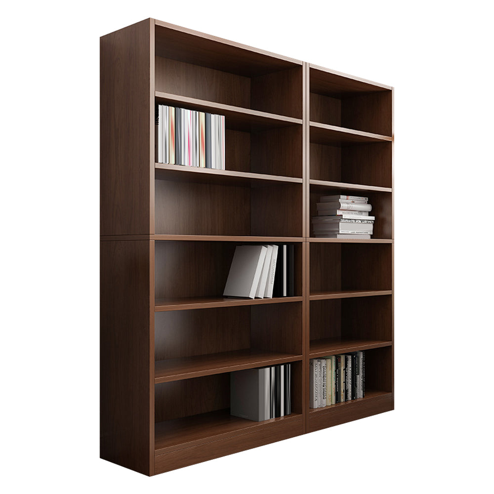 Closed Back Modern Style Bookshelf Wood Bookcase for Office Use