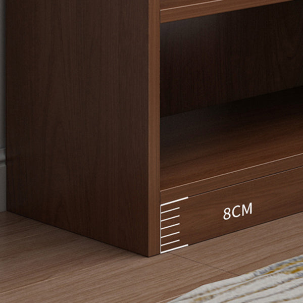 Closed Back Modern Style Bookshelf Wood Bookcase for Office Use