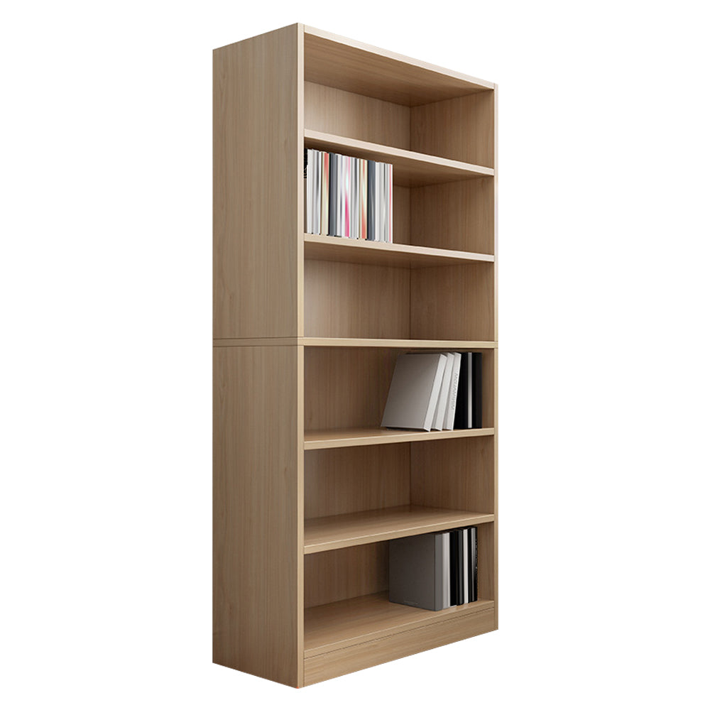 Closed Back Modern Style Bookshelf Wood Bookcase for Office Use