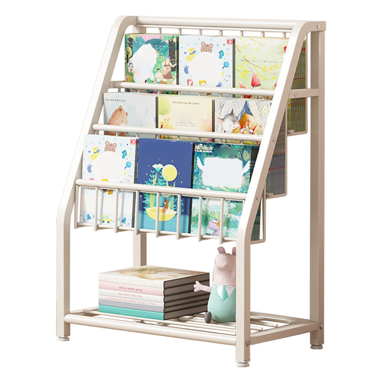 Metal Ladder Bookcase Vertical Shelf Bookcase for Study Room