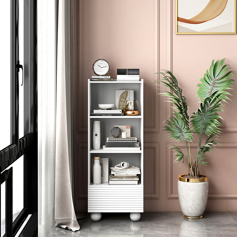 Standard Book Shelf with Drawer Vertical Shelf Bookcase for Office