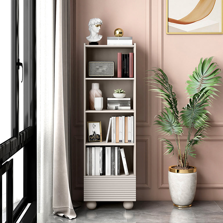 Standard Book Shelf with Drawer Vertical Shelf Bookcase for Office