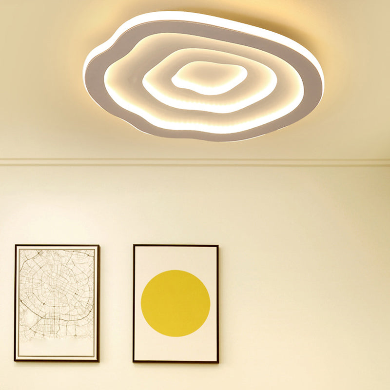 Geometric LED Flush Mount Modern Creative Style Metal Flush Ceiling Light for Living Room