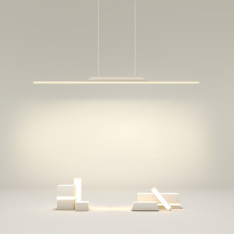 Metal Chandelier Lighting Fixture Modern Style LED Island Pendant for Dining Room