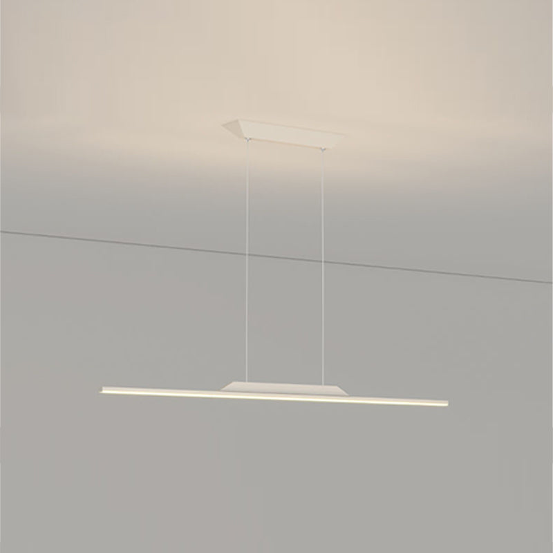 Metal Chandelier Lighting Fixture Modern Style LED Island Pendant for Dining Room