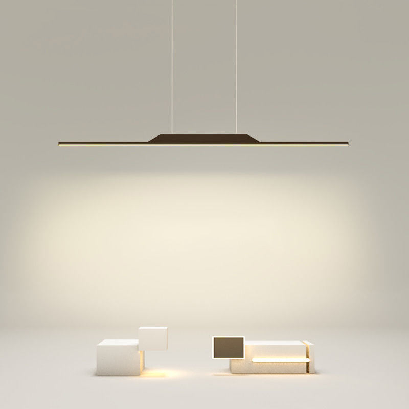 Metal Chandelier Lighting Fixture Modern Style LED Island Pendant for Dining Room