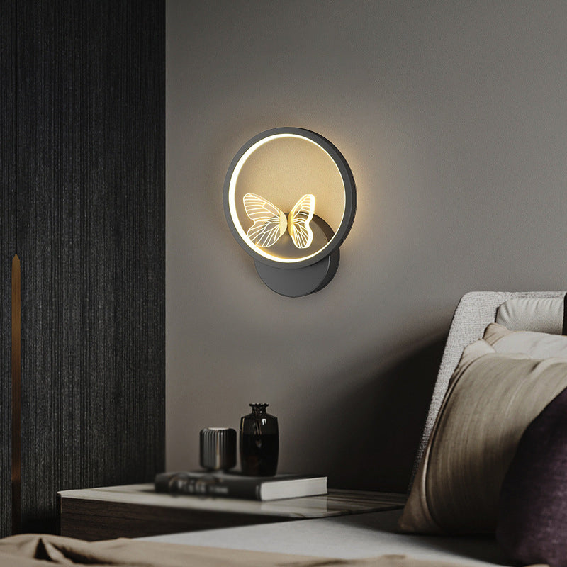 Metal Geometric Wall Mounted Lamps Modern Style 2 Lights Wall Lighting Fixtures