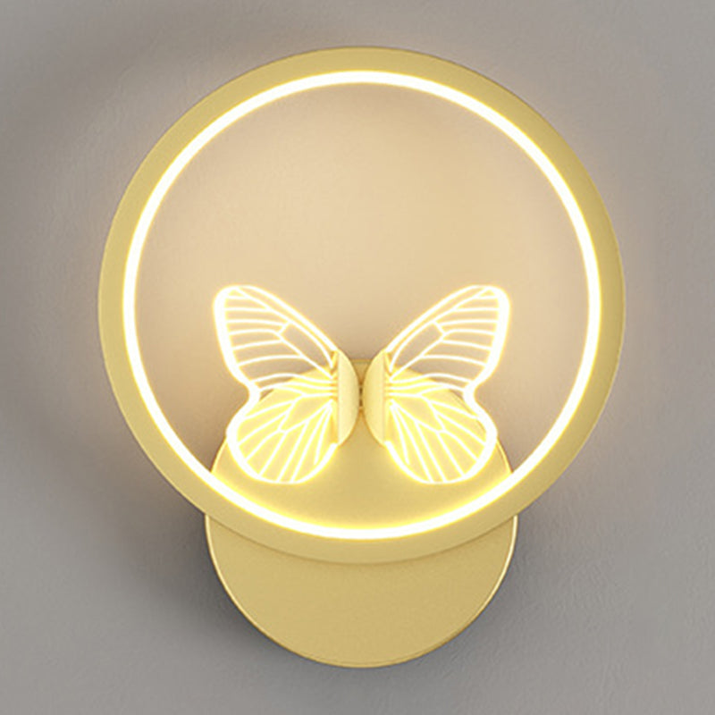 Metal Geometric Wall Mounted Lamps Modern Style 2 Lights Wall Lighting Fixtures