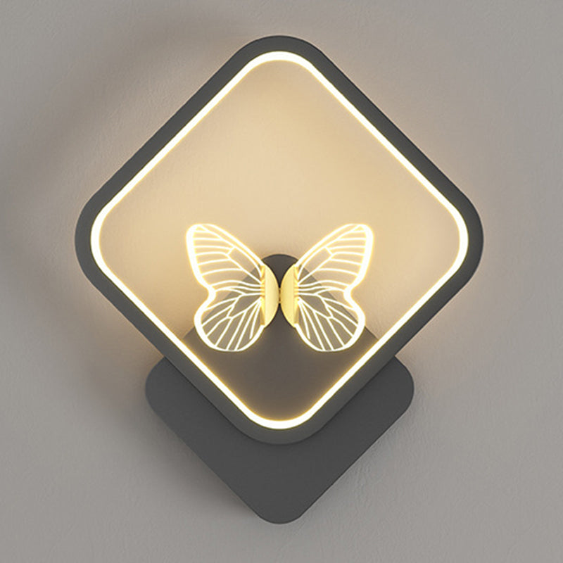 Metal Geometric Wall Mounted Lamps Modern Style 2 Lights Wall Lighting Fixtures