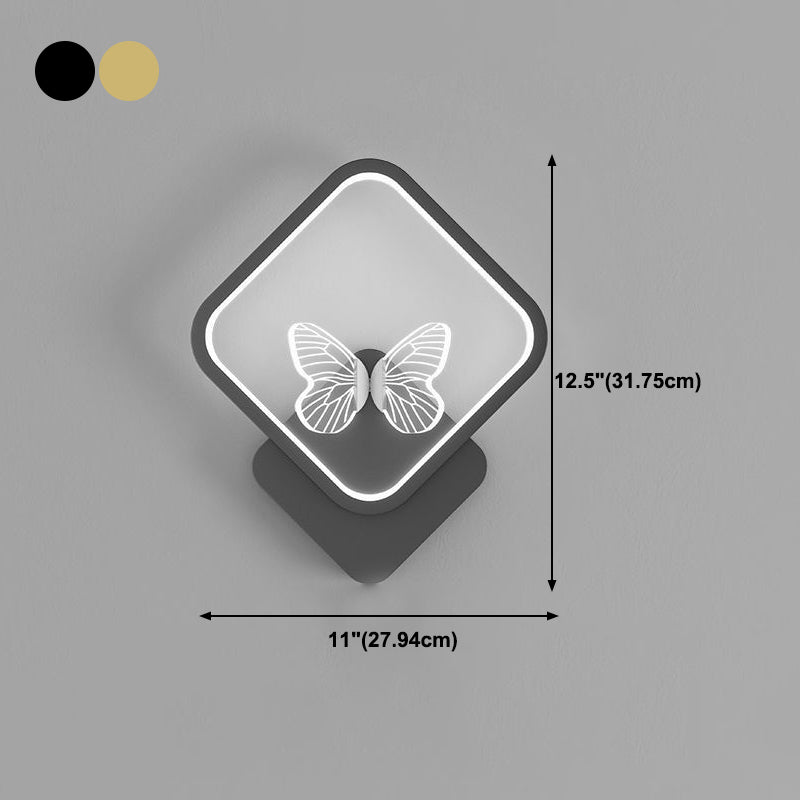 Metal Geometric Wall Mounted Lamps Modern Style 2 Lights Wall Lighting Fixtures