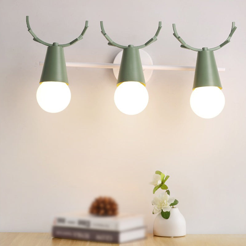 Multi-Light Geometric Wall Lamps Modern Style Metal Wall Mounted Lights